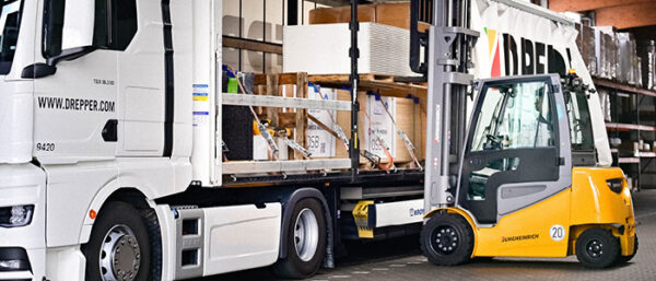 Bild-LKW-Gabelstabler